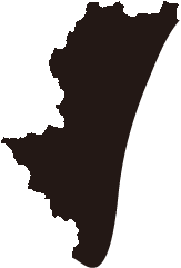 都道府県のシルエット